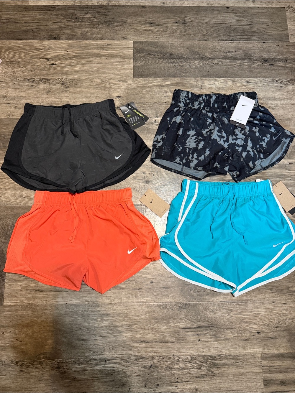 NWT Nike Women's Running Shorts Bundle Size XS Set of 4